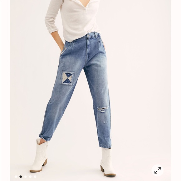 Earth Patched Jean | Poshmark